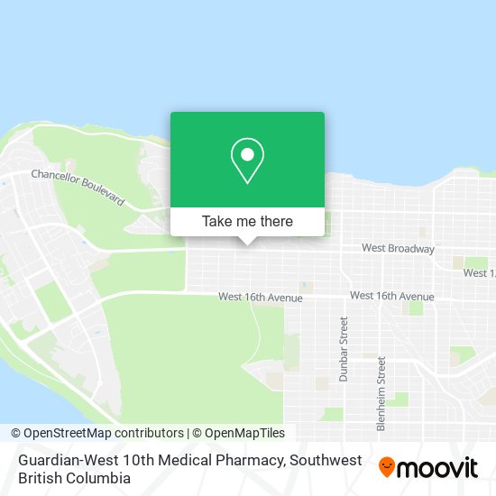 Guardian-West 10th Medical Pharmacy map