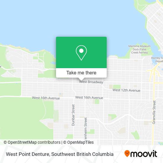 West Point Denture map