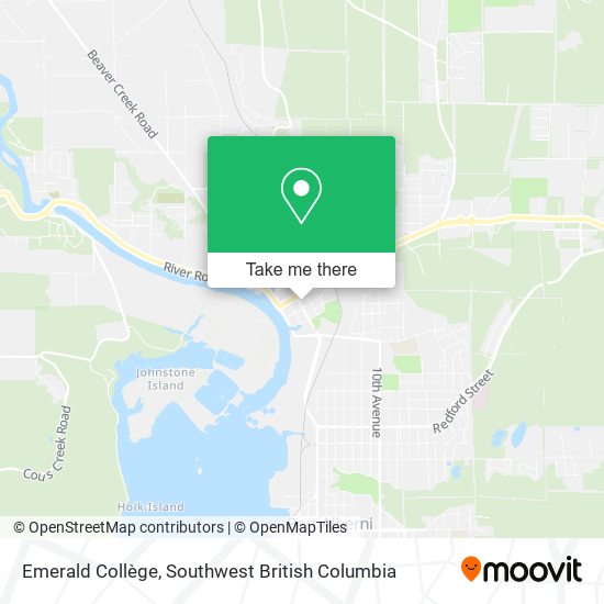 Emerald Collège map