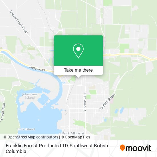 Franklin Forest Products LTD map