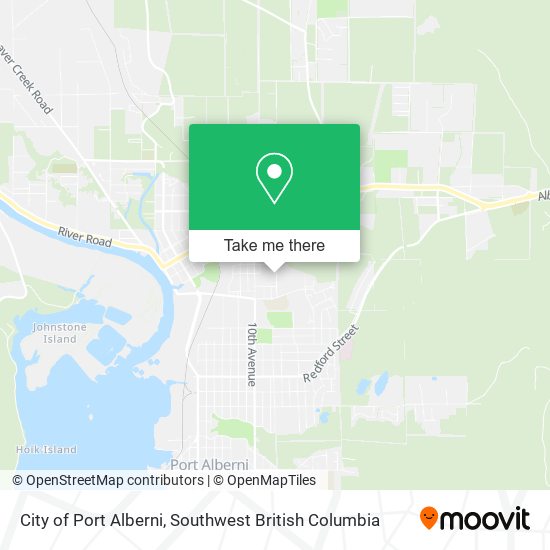 City of Port Alberni map