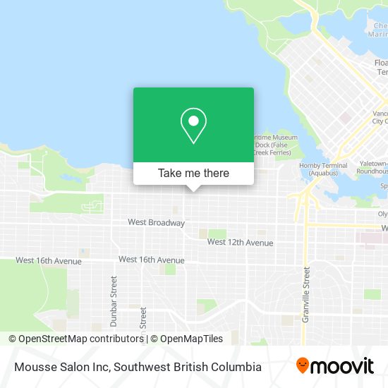 Mousse Salon Inc map