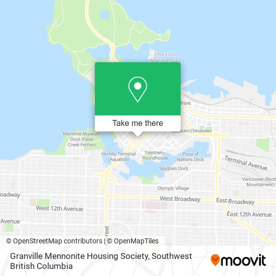 Granville Mennonite Housing Society map