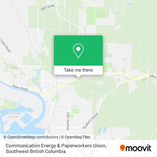 Communication Energy & Paperworkers Union map