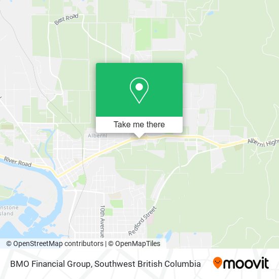 BMO Financial Group map