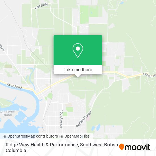 Ridge View Health & Performance map