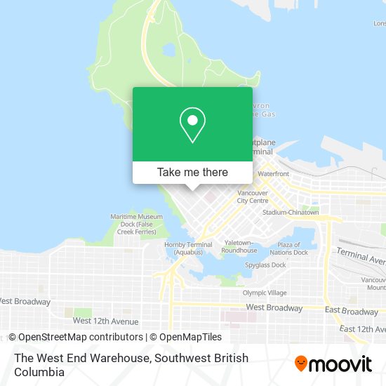 The West End Warehouse map