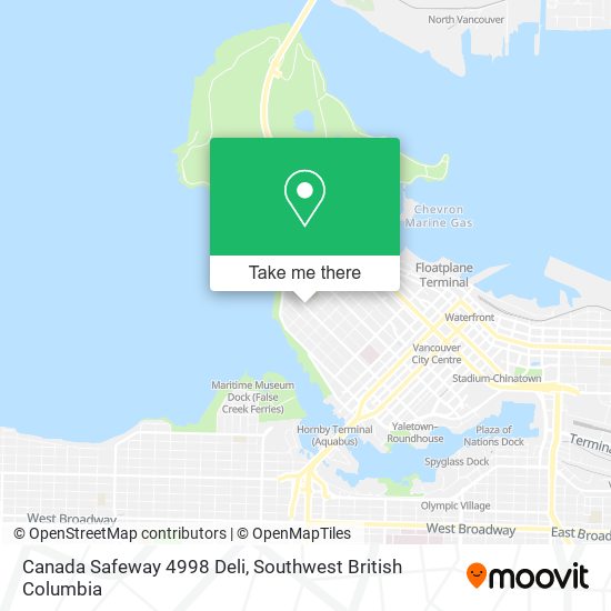 Canada Safeway 4998 Deli map