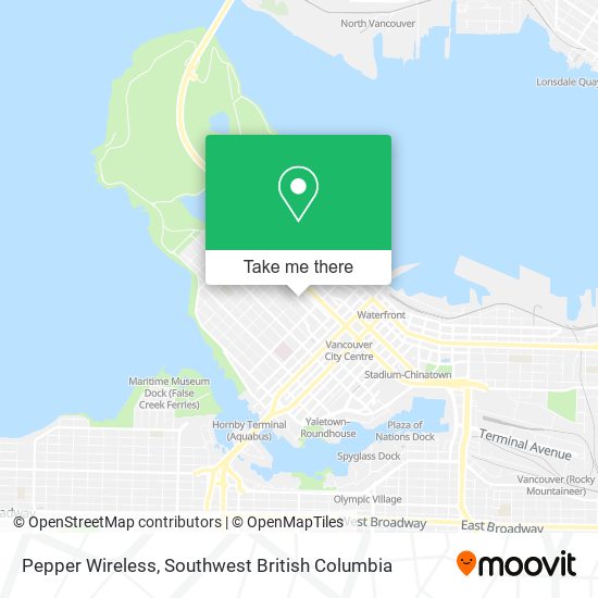 Pepper Wireless map