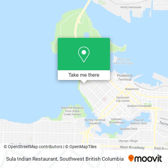 Sula Indian Restaurant map