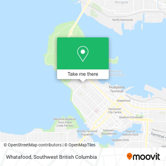 Whatafood map