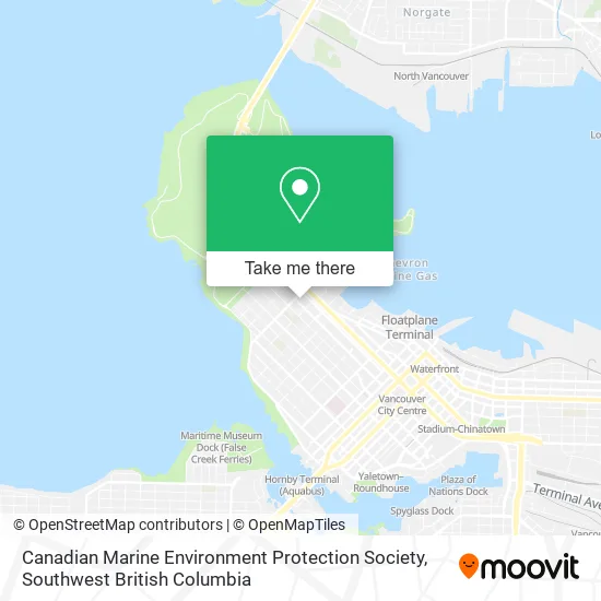 Canadian Marine Environment Protection Society map