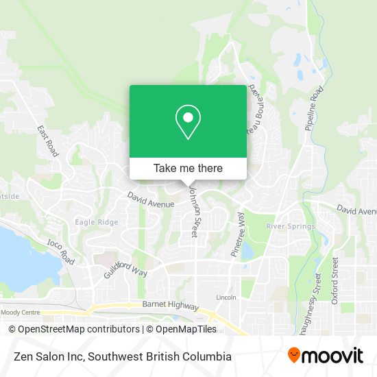 Zen Salon Inc map