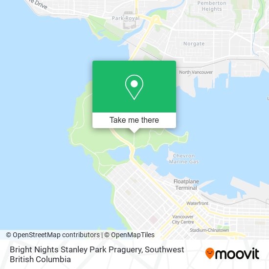 Bright Nights Stanley Park Praguery plan