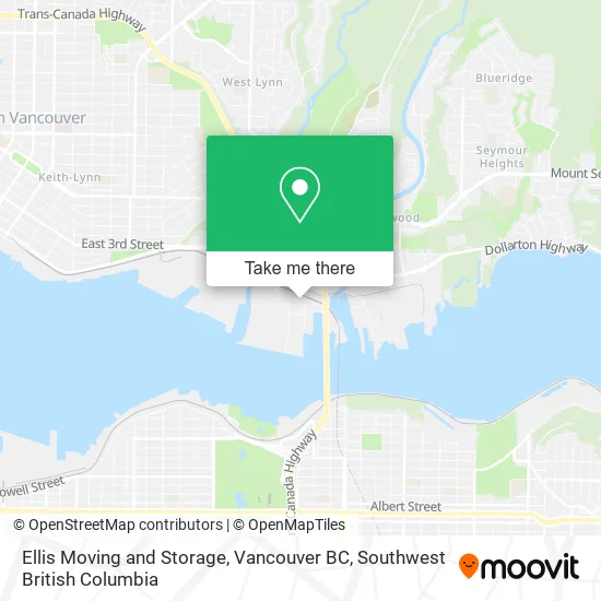 Ellis Moving and Storage, Vancouver BC plan