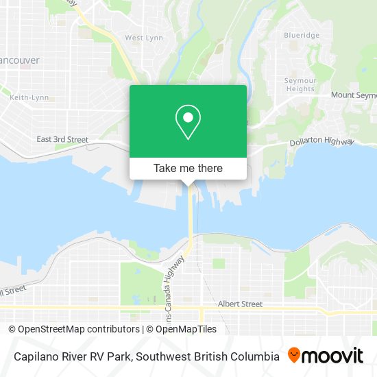 Capilano River RV Park plan