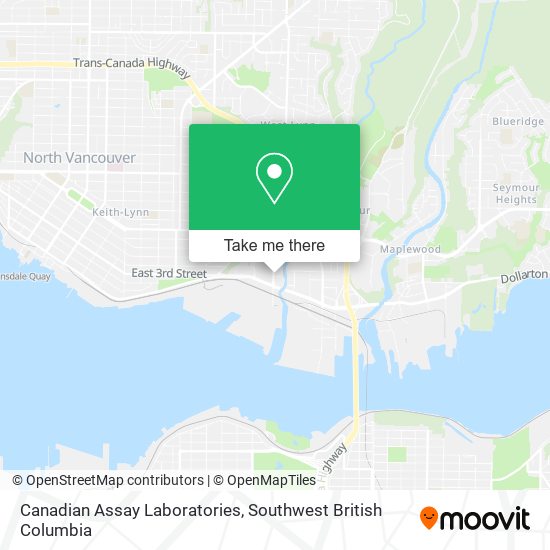 Canadian Assay Laboratories map