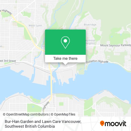 Bur-Han Garden and Lawn Care Vancouver map