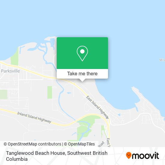 Tanglewood Beach House map