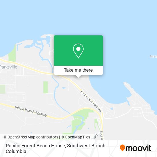 Pacific Forest Beach House map