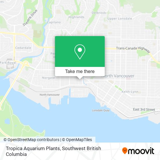 Tropica Aquarium Plants map