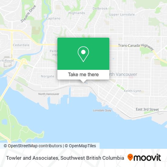 Towler and Associates map