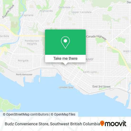 Budz Convenience Store map