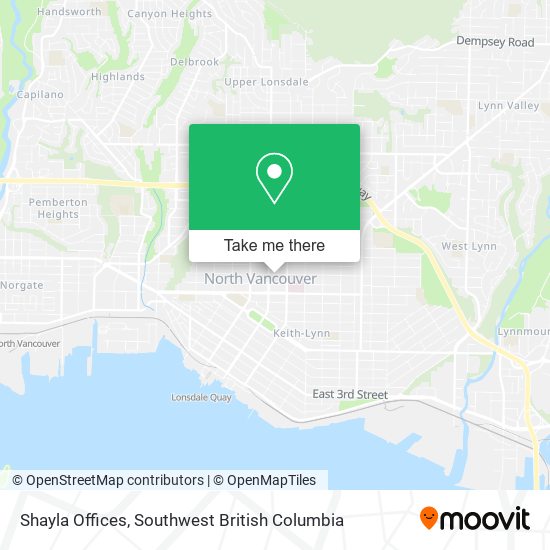 Shayla Offices map