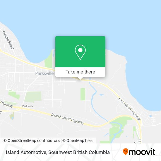 Island Automotive map