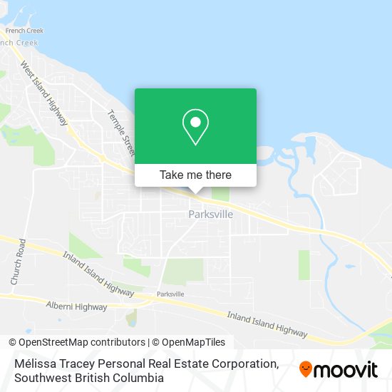 Mélissa Tracey Personal Real Estate Corporation map