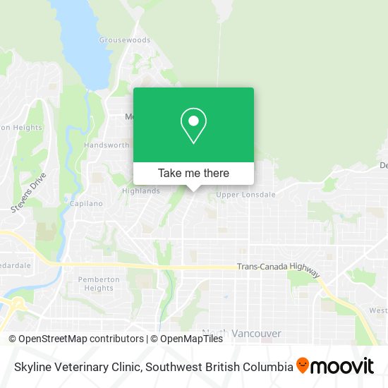 Skyline Veterinary Clinic map