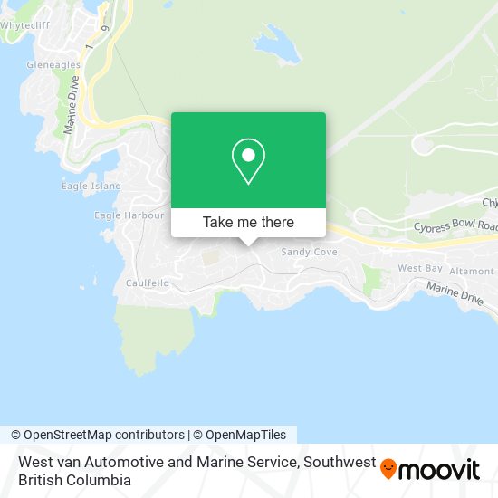 West van Automotive and Marine Service plan