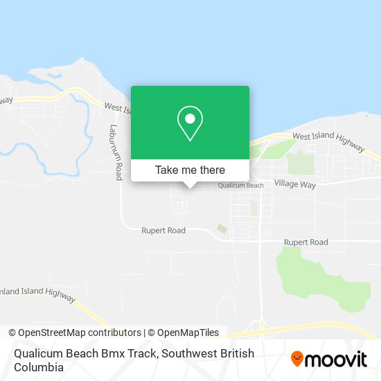 Qualicum Beach Bmx Track map