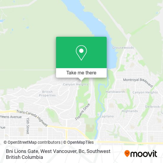 Bni Lions Gate, West Vancouver, Bc plan