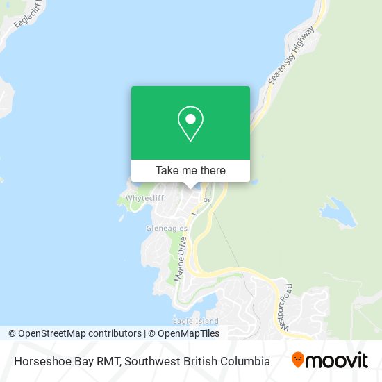 Horseshoe Bay RMT map