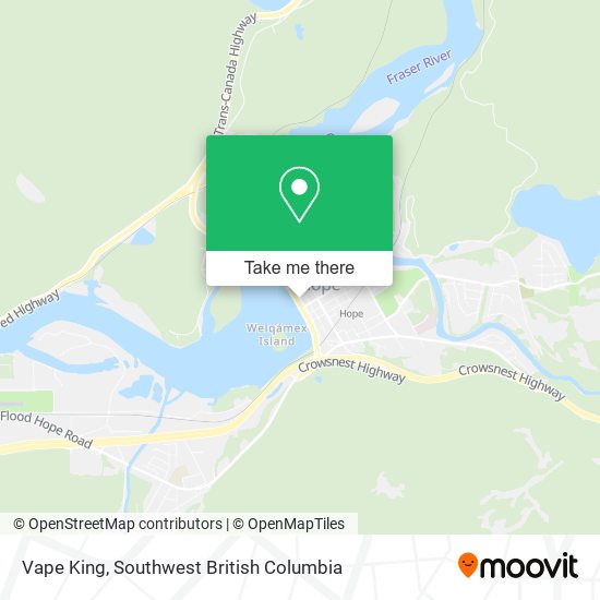 Vape King map