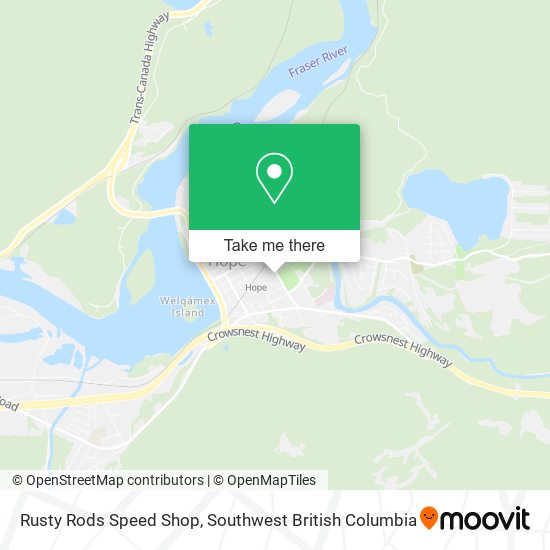 Rusty Rods Speed Shop map