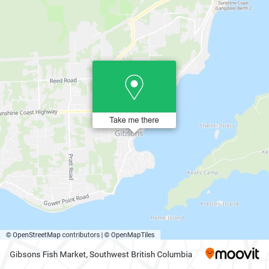 Gibsons Fish Market plan