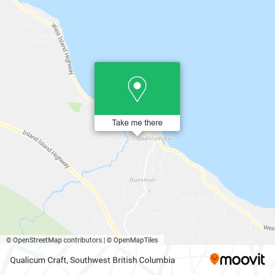Qualicum Craft map