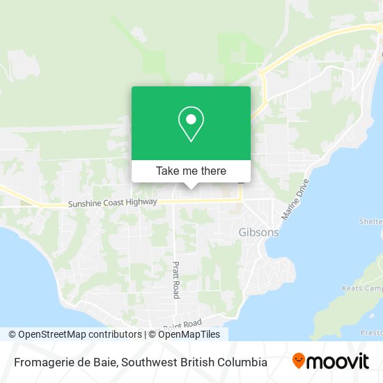 Fromagerie de Baie map