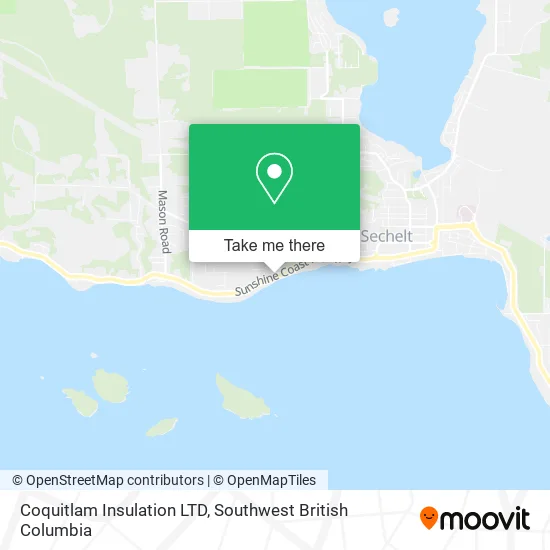 Coquitlam Insulation LTD map