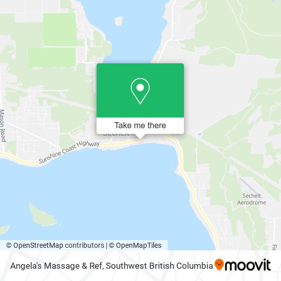 Angela's Massage & Ref map