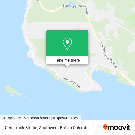 Cedarrock Studio map