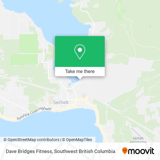 Dave Bridges Fitness map