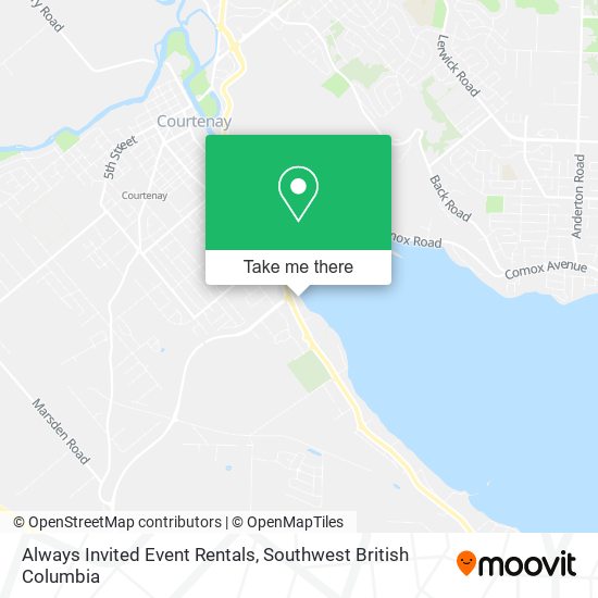 Always Invited Event Rentals plan
