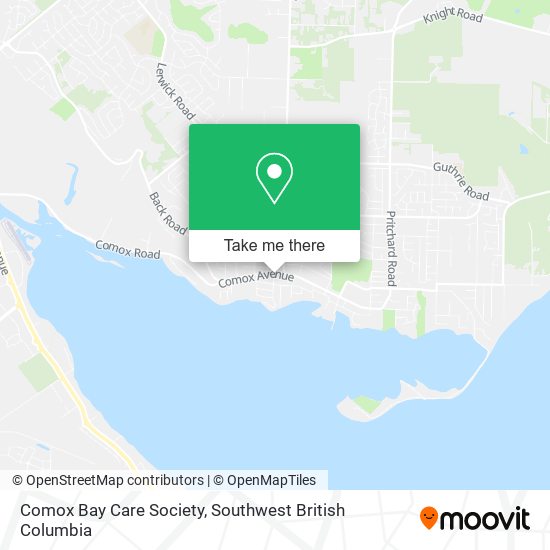 Comox Bay Care Society map