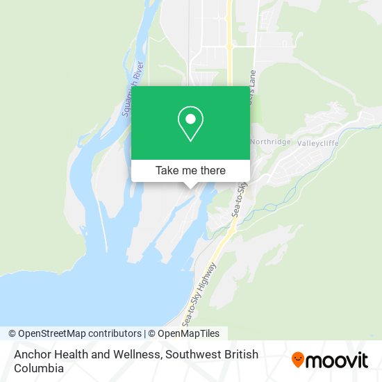 Anchor Health and Wellness map