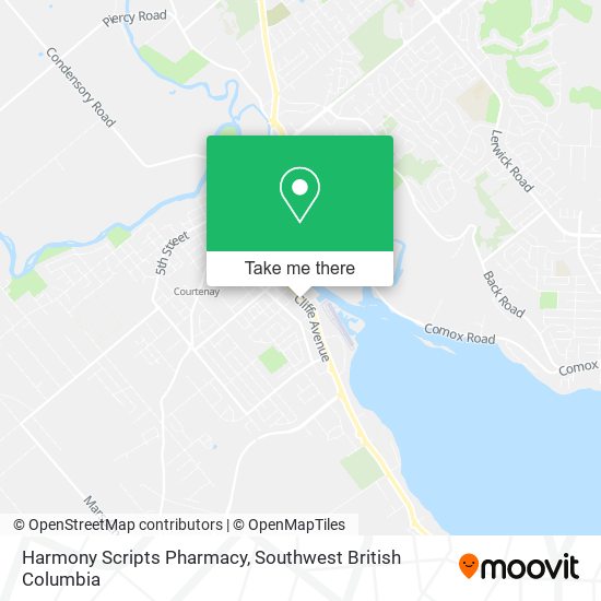 Harmony Scripts Pharmacy map