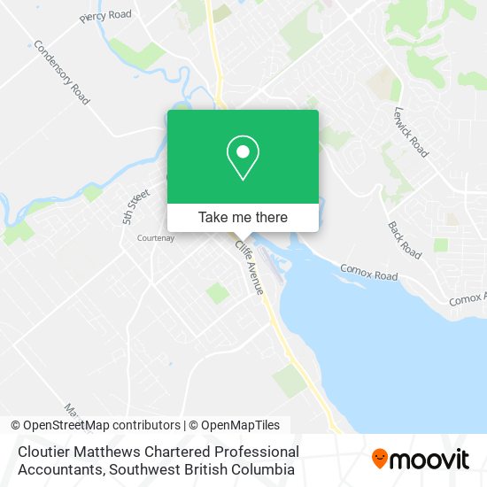 Cloutier Matthews Chartered Professional Accountants map