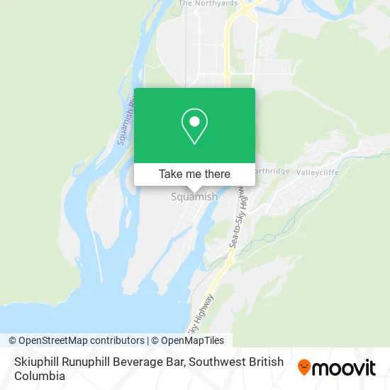 Skiuphill Runuphill Beverage Bar plan